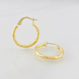 Candongas Kataleya 1.45g / 2.1cm Oro Amarillo 18K