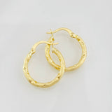 Candongas Kataleya 1.45g / 2.1cm Oro Amarillo 18K