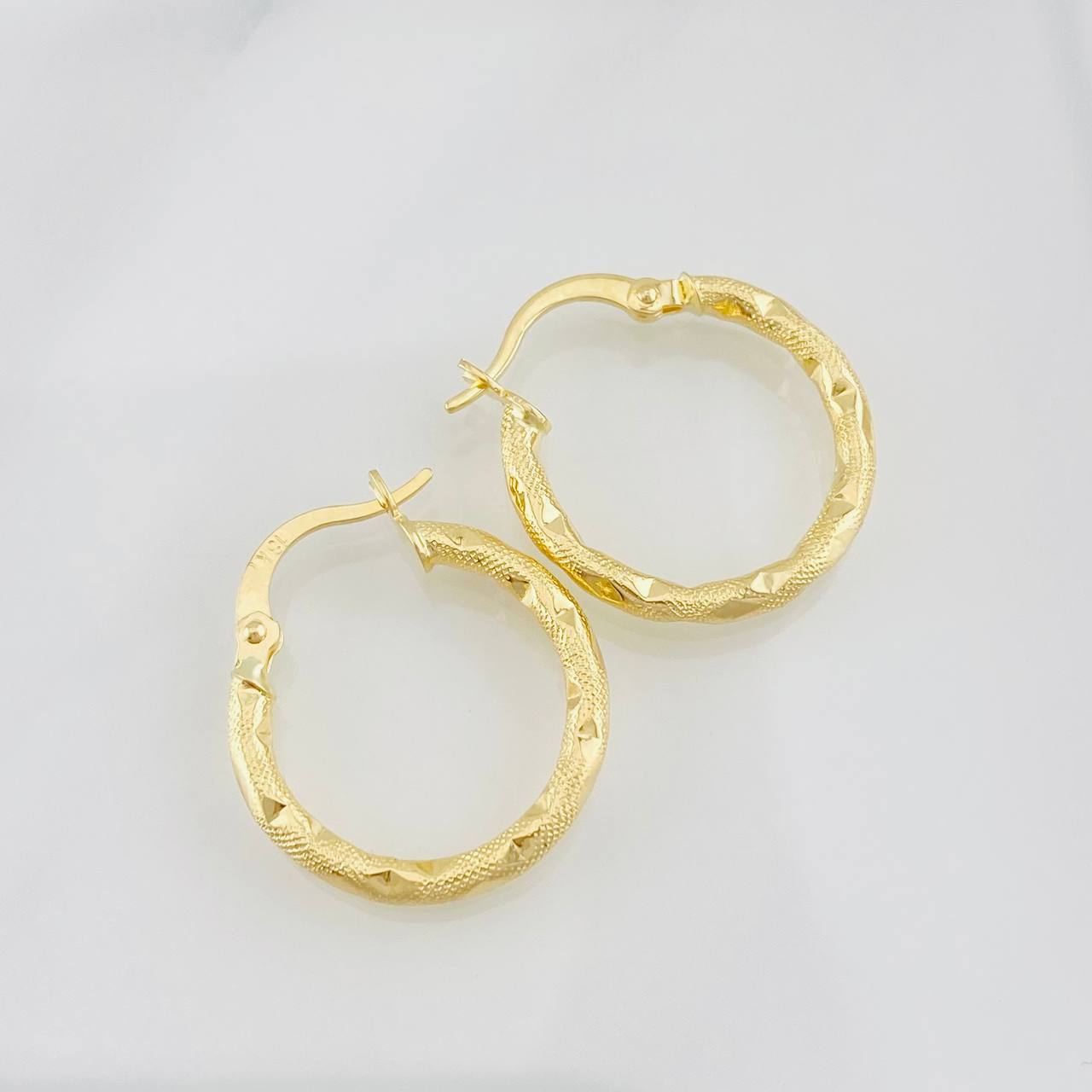 Candongas Kataleya 1.45g / 2.1cm Oro Amarillo 18K