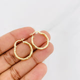 Candongas Kataleya 1.45g / 2.1cm Oro Amarillo 18K