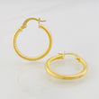 Candongas Zion 1.7g / 2.3cm Oro Amarillo 18K