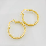 Candongas Zion 1.7g / 2.3cm Oro Amarillo 18K
