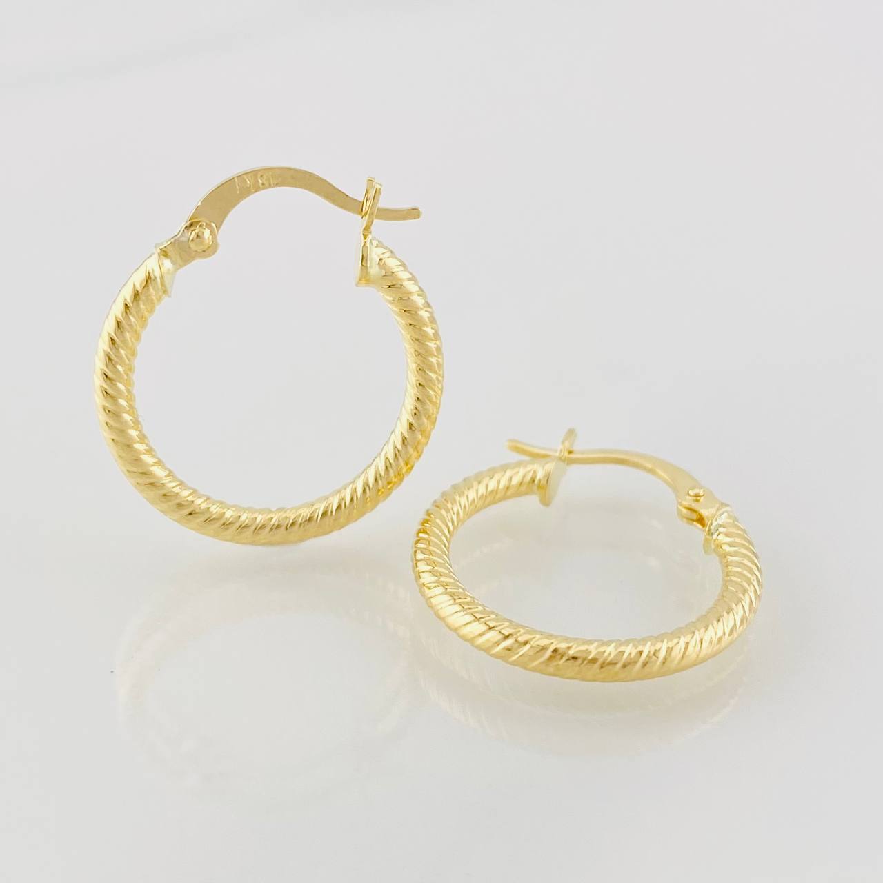 Candongas Zion 1.5g / 2.1cm Oro Amarillo 18K