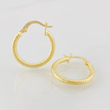 Candongas Zion 1.5g / 2.1cm Oro Amarillo 18K