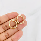 Candongas Zion 1.35g / 1.9cm Oro Amarillo 18K