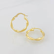 Candongas Melcocha 1.55g / 2.1cm Oro Amarillo 18K
