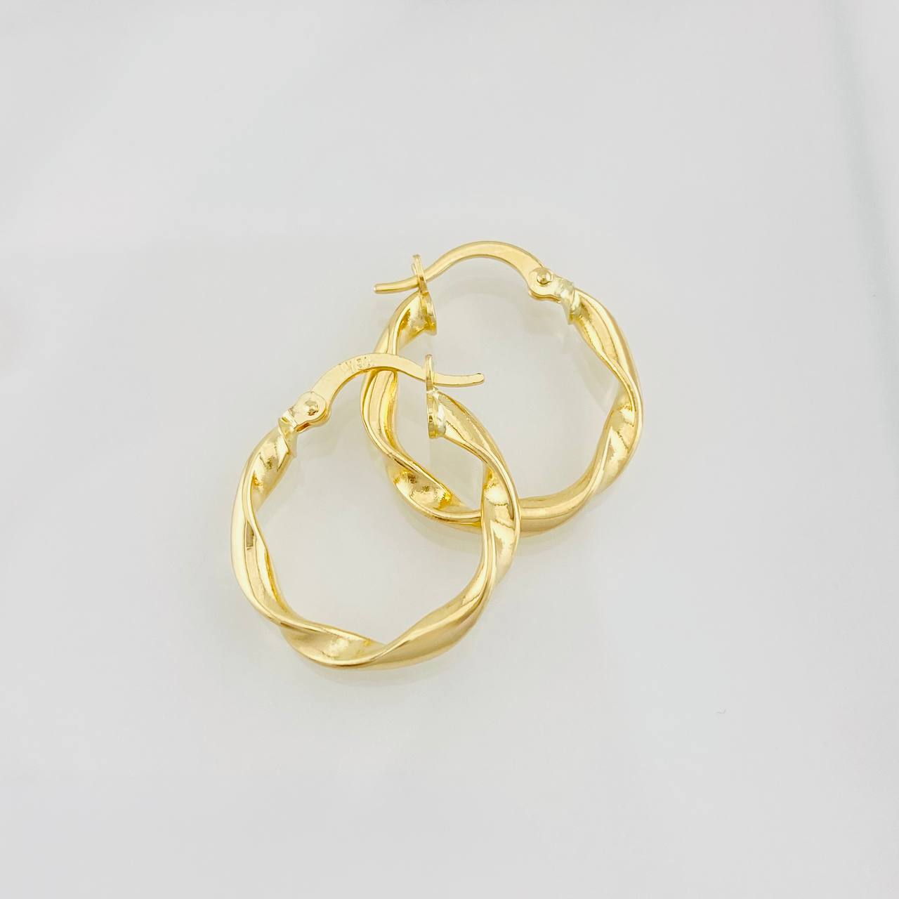Candongas Melcocha 1.55g / 2.1cm Oro Amarillo 18K