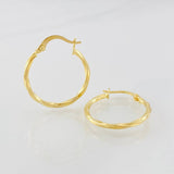 Candongas Kari 1.1g / 2.3cm Oro Amarillo 18K