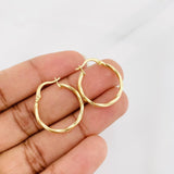 Candongas Kari 1.1g / 2.3cm Oro Amarillo 18K
