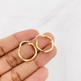 Candongas Kari 1.15g / 2.1cm Oro Amarillo 18K