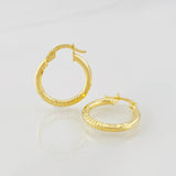Candongas Dora 1.25g / 1.8cm Oro Amarillo 18K