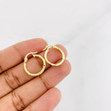 Candongas Dora 1.25g / 1.8cm Oro Amarillo 18K