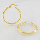 Candongas Megan 1.85g / 2.9cm Oro Amarillo 18K