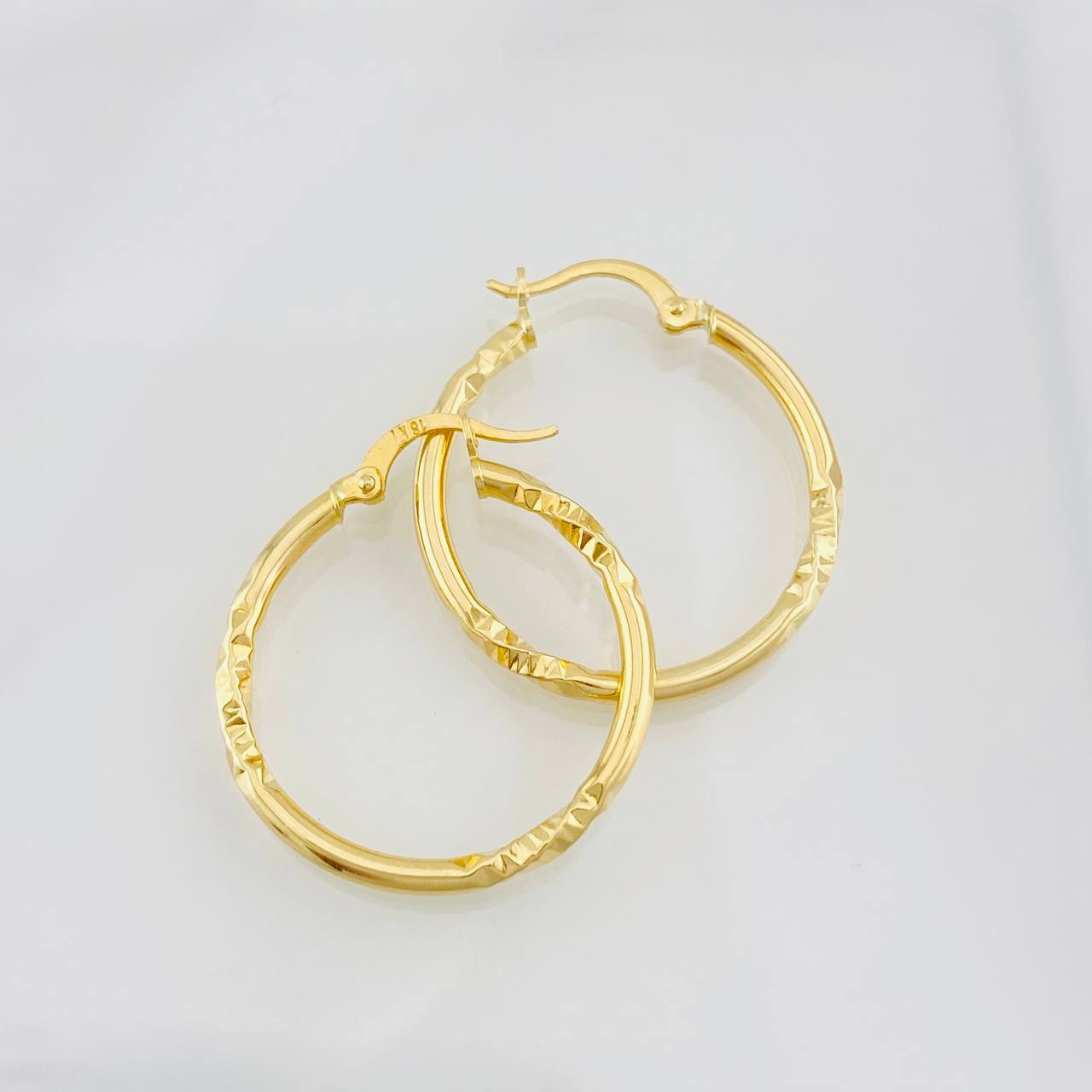 Candongas Megan 1.85g / 2.9cm Oro Amarillo 18K