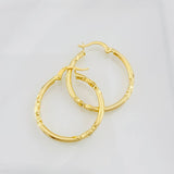Candongas Megan 1.85g / 2.9cm Oro Amarillo 18K
