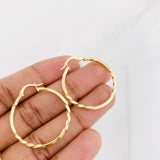 Candongas Megan 1.6g / 3.2cm Oro Amarillo 18K