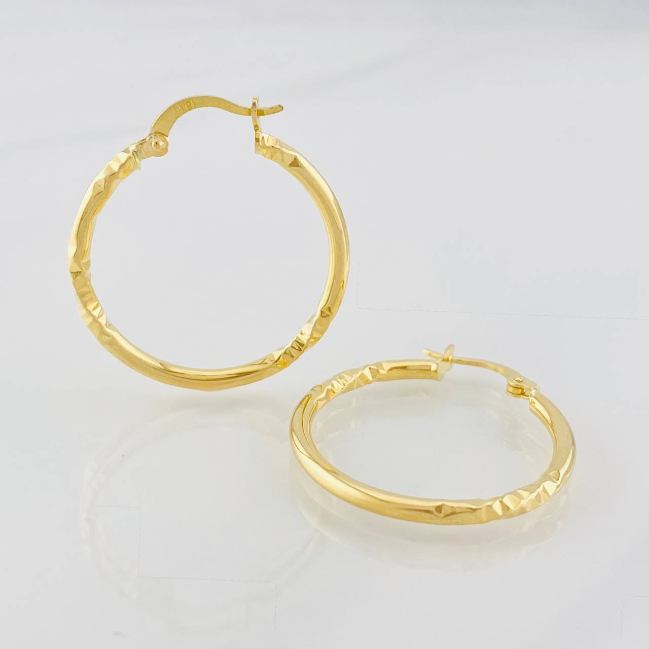 Candongas Megan 1.85g / 2.9cm Oro Amarillo 18K
