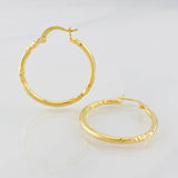 Candongas Megan 1.85g / 2.9cm Oro Amarillo 18K