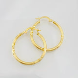 Candongas Megan 1.85g / 2.9cm Oro Amarillo 18K