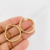 Candongas Megan 1.85g / 2.9cm Oro Amarillo 18K