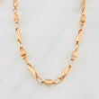 Cadena Rustica Barril 12.75g / 60cm / 4.4mm Oro Rosa 18K