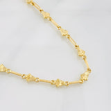 Cadena Rustica Corona 9.3g / 60cm / 4.95mm Oro Amarillo 18K