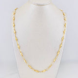 Cadena Rustica Corona 9.3g / 60cm / 4.95mm Oro Amarillo 18K