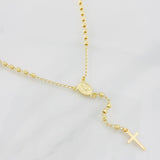 Rosario Virgen Milagrosa 6.5g / 55cm / 3mm Oro Amarillo 18K