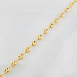 Tobillera GC 3.55g / 26.7cm / 4.22mm Oro Amarillo 18K