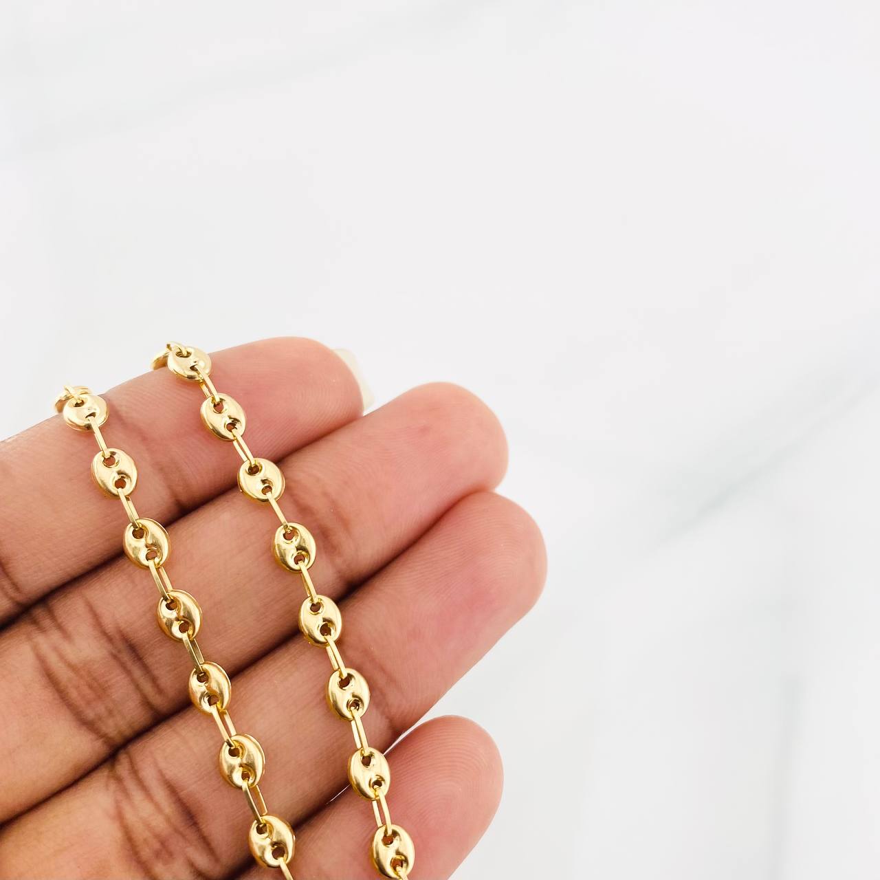 Tobillera GC 3.55g / 26.7cm / 4.22mm Oro Amarillo 18K