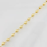 Pulso Militar 3.1g / 19.8cm / 4mm Oro Amarillo 18K