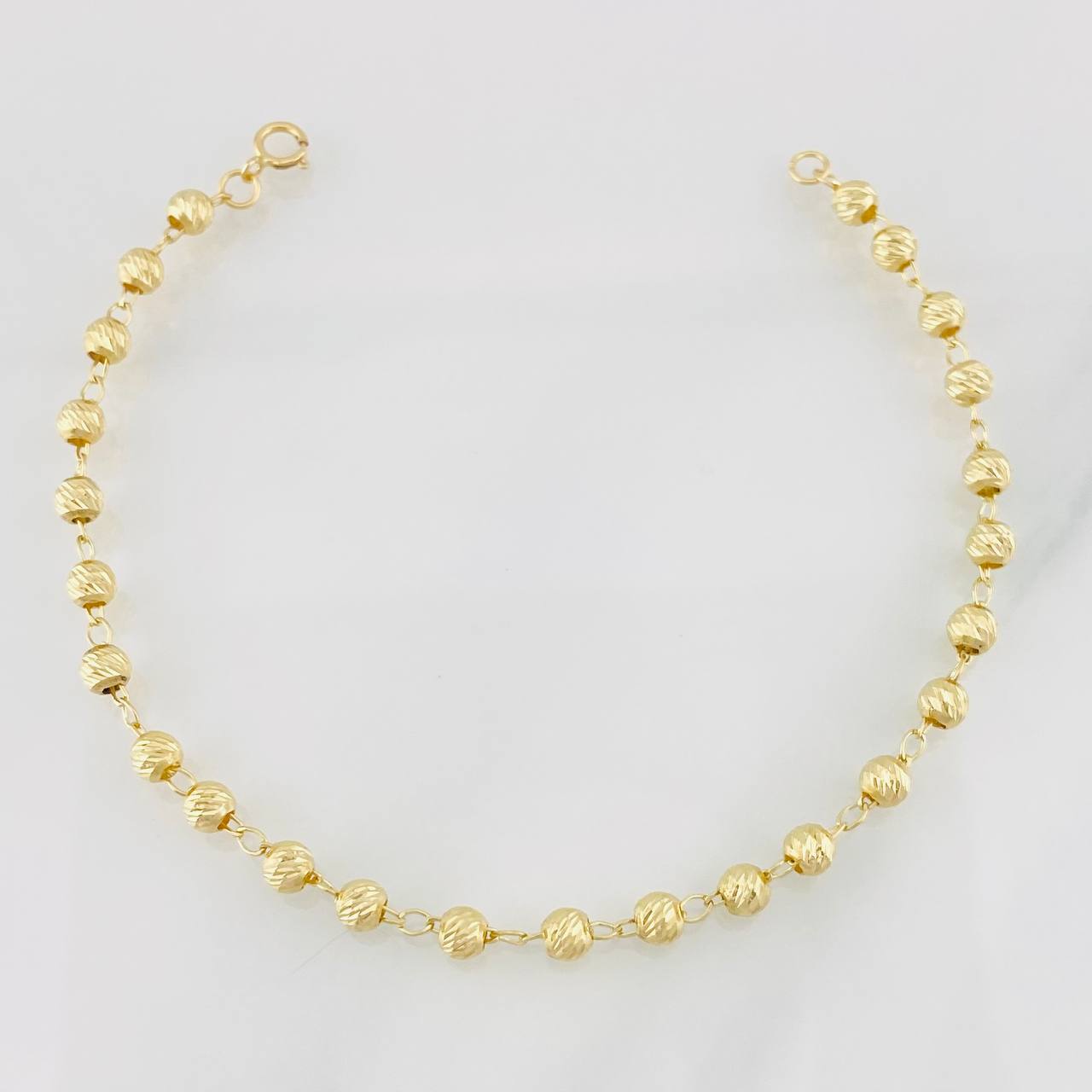 Pulso Militar 3.15g / 19.7cm / 4mm Oro Amarillo 18K