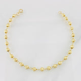 Pulso Militar 3.15g / 19.7cm / 4mm Oro Amarillo 18K