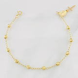 Pulso Denario Virgen Milagrosa 3.1g / 20cm / 4mm Oro Amarillo 18K