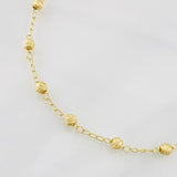 Pulso Denario Virgen Milagrosa 3.1g / 20cm / 4mm Oro Amarillo 18K