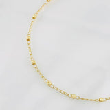 Pulso Denario Virgen Milagrosa 2.3g / 20.3cm / 3mm Oro Amarillo 18K