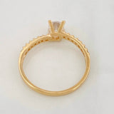 Anillo Solitario Churumbela 1.65g / T6 1/4 Oro Amarillo 18K