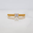 Anillo Solitario Churumbela 1.85g / T7 Oro Amarillo 18K