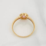 Anillo Halo 1.65g / T6 3/4 Oro Amarillo 18K