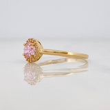 Anillo Halo 1.65g / T6 3/4 Oro Amarillo 18K
