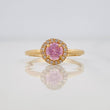 Anillo Halo 1.65g / T6 3/4 Oro Amarillo 18K