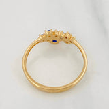 Anillo Circulos 1.9g / T7 1/4 Oro Amarillo 18K