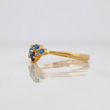Anillo Circulos 1.9g / T7 1/4 Oro Amarillo 18K