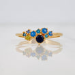 Anillo Circulos 1.9g / T7 1/4 Oro Amarillo 18K