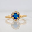 Anillo Halo 2g / T6 3/4 Oro Amarillo 18K