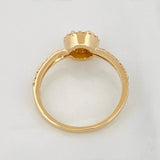 Anillo Halo 2.05g / T6 1/2 Oro Amarillo 18K