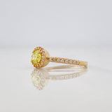 Anillo Halo 2.05g / T6 1/2 Oro Amarillo 18K