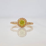 Anillo Halo 2.05g / T6 1/2 Oro Amarillo 18K