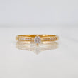 Anillo Solitario Churumbela 1.75g / T7 Oro Amarillo 18K