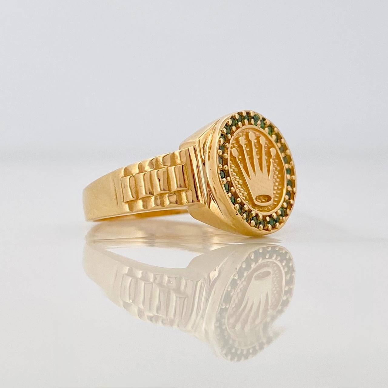 Anillo Corona Correa 5.4g / T6 3/4 Oro Amarillo 18K